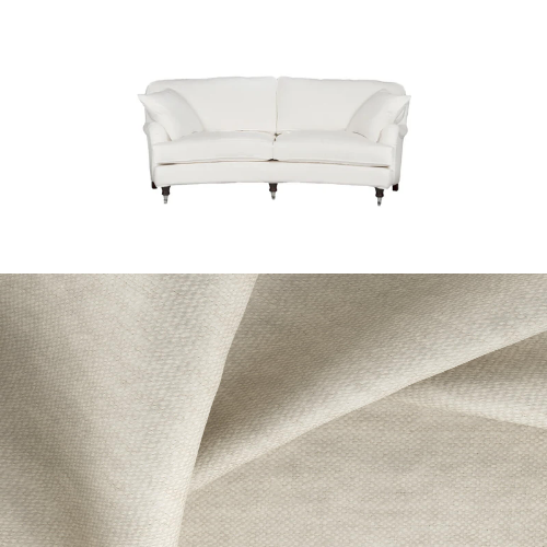Klädsel till soffa Englesson Howard 3-sits medium svängd Tyg Lucca