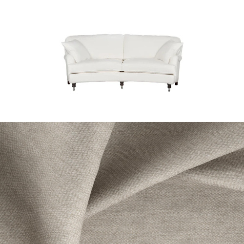 Klädsel till soffa Englesson Howard 3-sits medium svängd Tyg Lucca
