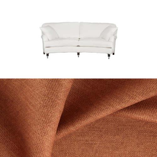 Klädsel till soffa Englesson Howard 3-sits medium svängd Tyg Lucca