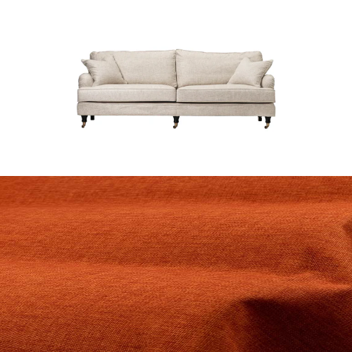 Klädsel till soffa Englesson Howard 3,5-sits medium rak Tyg Lido