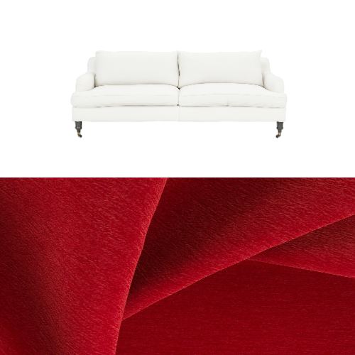 Klädsel till soffa Fogia Edward 2.5 sits svängd Tyg Geneva