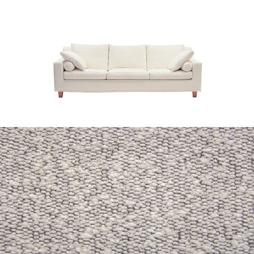 Klädsel till soffa Fogia Morris 3 sits Tyg Ascot bouclé