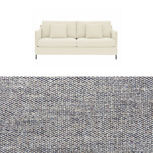 Klädsel till soffa Furninova Petito 3 sits Tyg Bergamo