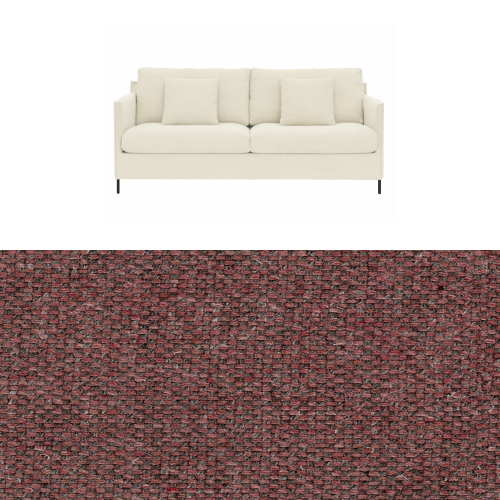 Klädsel till soffa Furninova Petito 3 sits Tyg Denver