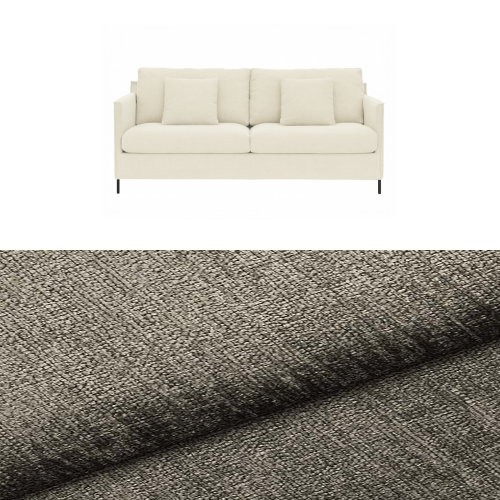 Klädsel till soffa Furninova Petito 3 sits Tyg Lemma Chenille