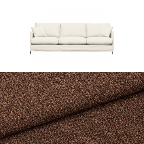 Klädsel till soffa Furninova Petito 4 sits Tyg Angola bouclé