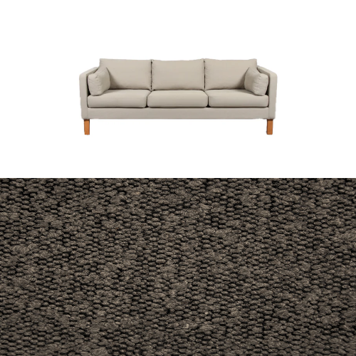 Klädsel till soffa Samsö 3-sits Tyg Ascot bouclé