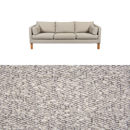 Klädsel till soffa Samsö 3-sits Tyg Ascot bouclé