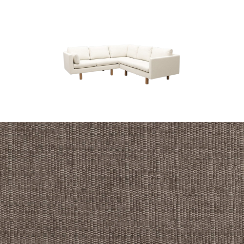 Klädsel till soffa Samsö hörnsoffa 5 sits Tyg Babel