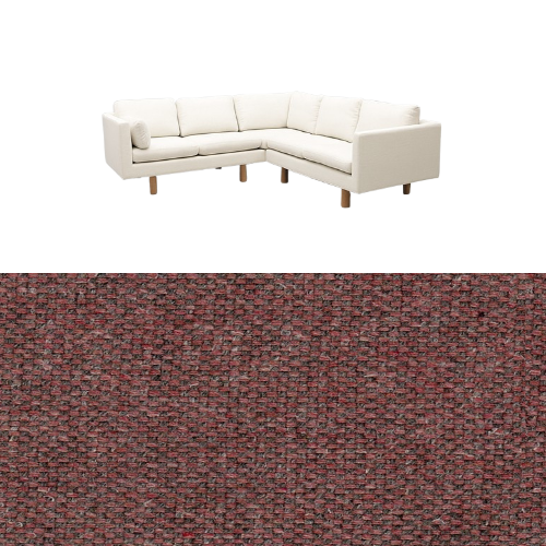 Klädsel till soffa Samsö hörnsoffa 5 sits Tyg Denver