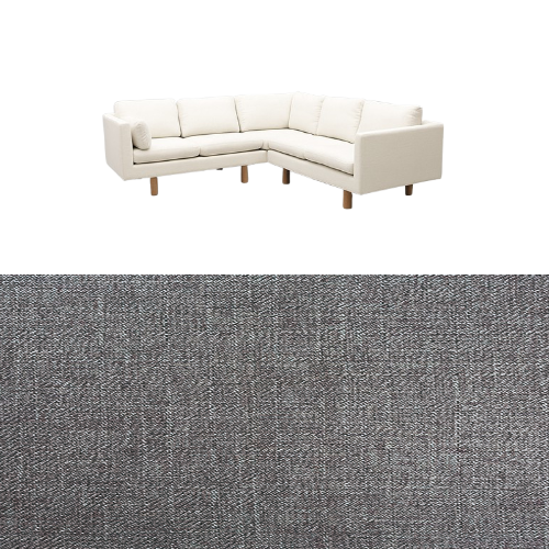 Klädsel till soffa Samsö hörnsoffa 5 sits Tyg Linea