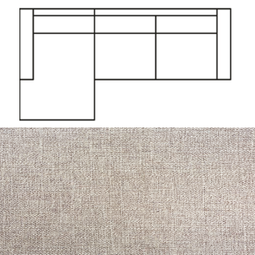 Klädsel till Divansoffa Tyg Linea
