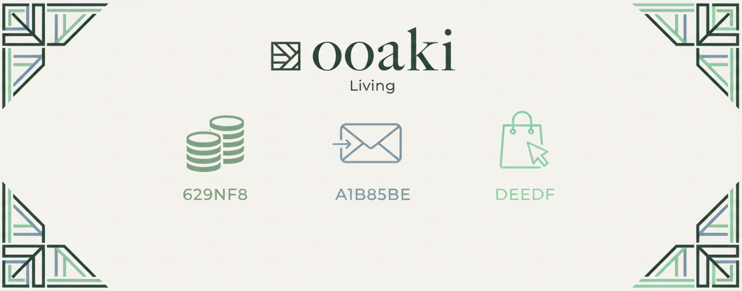 Ooaki Presentkortsbanner - Utan text