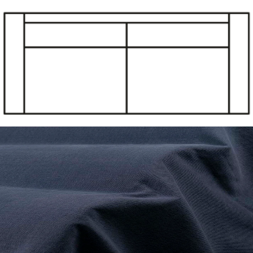Klädsel till Rak Soffa Tyg Caleido