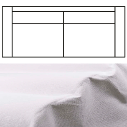 Klädsel till Rak Soffa Tyg Caleido