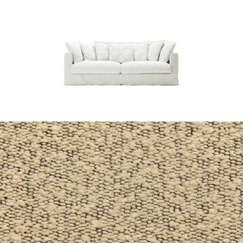 Klädsel till soffa Decotique Le Grand Air 3-sits Tyg Ascot bouclé