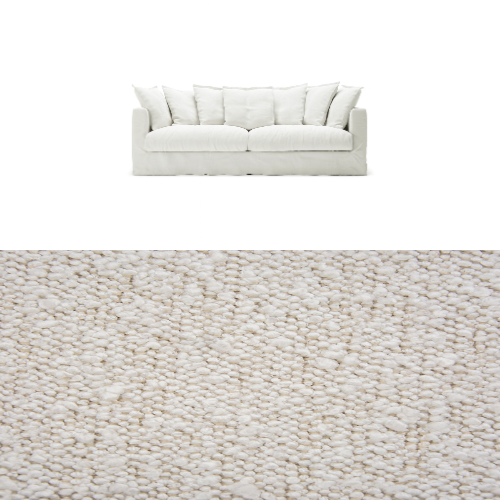 Klädsel till soffa Decotique Le Grand Air 3-sits Tyg Ascot bouclé