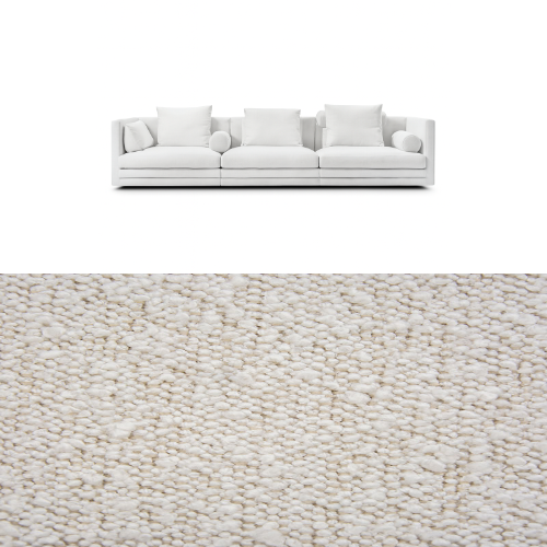 Klädsel till Eilersen Cocoon 3-Sektioner Tyg Ascot bouclé