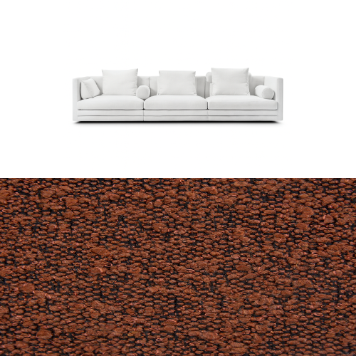 Klädsel till Eilersen Cocoon 3-Sektioner Tyg Ascot bouclé