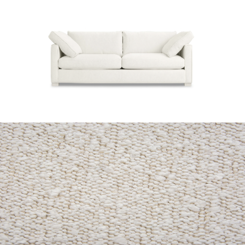 Klädsel till Eilersen Stockholm Tyg Ascot bouclé