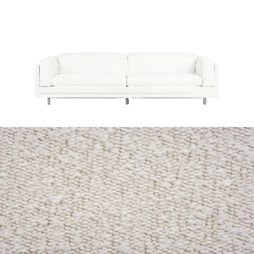 Klädsel till Eilersen Tub 2-Sektioner Tyg Ascot bouclé