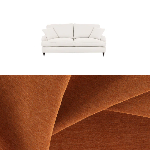 Klädsel till soffa Englesson Howard 2-sits rak Tyg Geneva