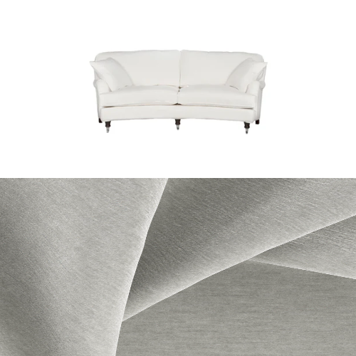 Klädsel till soffa Englesson Howard 3-sits medium svängd Tyg Geneva