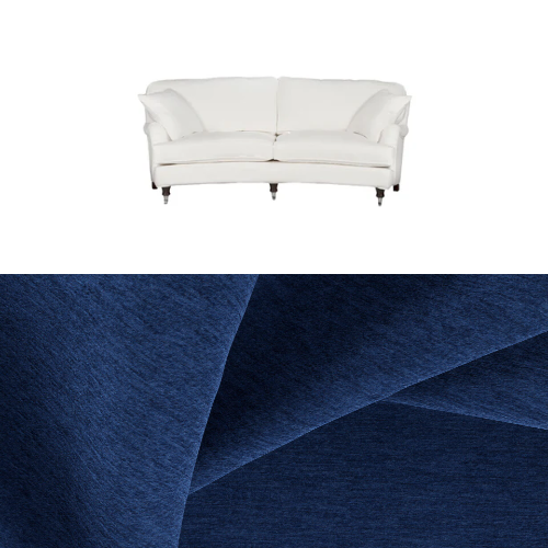 Klädsel till soffa Englesson Howard 3-sits medium svängd Tyg Geneva