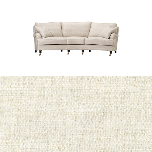 Klädsel till soffa Englesson Howard 3.5-sits medium svängd Tyg Chloe