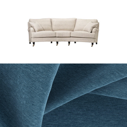 Klädsel till soffa Englesson Howard 3.5-sits medium svängd Tyg Geneva