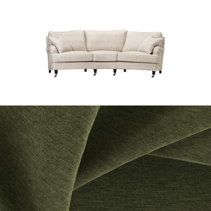 Klädsel till soffa Englesson Howard 3.5-sits medium svängd Tyg Geneva