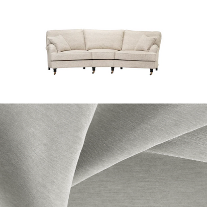 Klädsel till soffa Englesson Howard 3.5-sits svängd Tyg Geneva