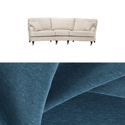 Klädsel till soffa Englesson Howard 3.5-sits svängd Tyg Geneva