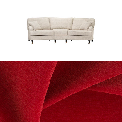 Klädsel till soffa Englesson Howard 3.5-sits svängd Tyg Geneva