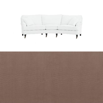 Klädsel till soffa Englesson Howard 3.5-sits medium svängd Tyg Arrow