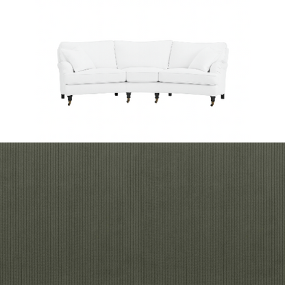 Klädsel till soffa Englesson Howard 3.5-sits medium svängd Tyg Arrow