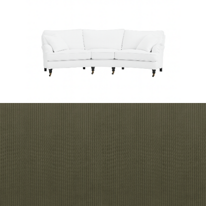 Klädsel till soffa Englesson Howard 3.5-sits medium svängd Tyg Arrow