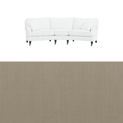 Klädsel till soffa Englesson Howard 3.5-sits medium svängd Tyg Arrow