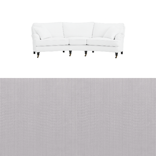 Klädsel till soffa Englesson Howard 3.5-sits medium svängd Tyg Arrow