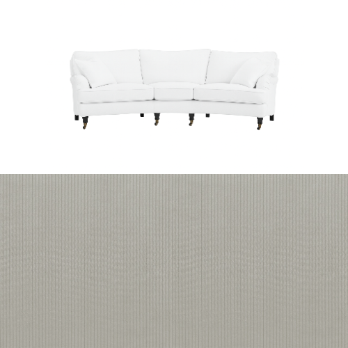 Klädsel till soffa Englesson Howard 3.5-sits medium svängd Tyg Arrow