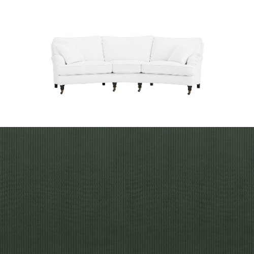 Klädsel till soffa Englesson Howard 3.5-sits medium svängd Tyg Arrow
