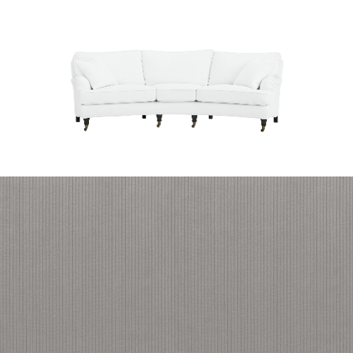Klädsel till soffa Englesson Howard 3.5-sits medium svängd Tyg Arrow