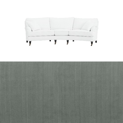 Klädsel till soffa Englesson Howard 3.5-sits medium svängd Tyg Arrow