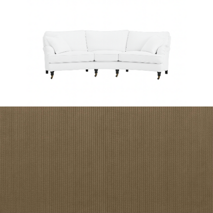 Klädsel till soffa Englesson Howard 3.5-sits medium svängd Tyg Arrow