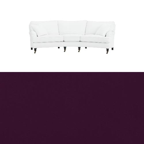 Klädsel till soffa Englesson Howard 3.5-sits medium svängd Tyg Avelina