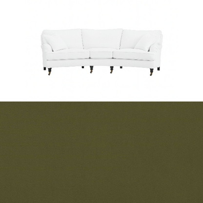 Klädsel till soffa Englesson Howard 3.5-sits medium svängd Tyg Avelina