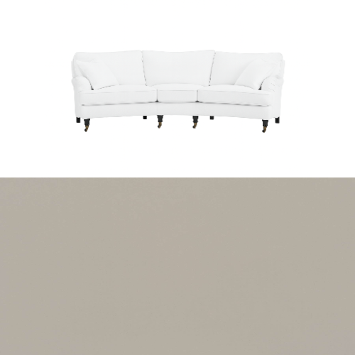 Klädsel till soffa Englesson Howard 3.5-sits medium svängd Tyg Avelina