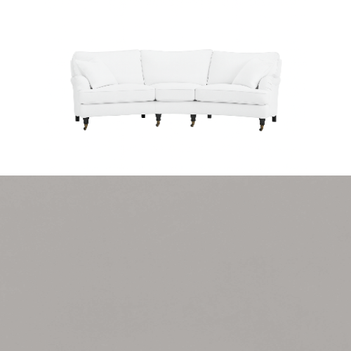 Klädsel till soffa Englesson Howard 3.5-sits medium svängd Tyg Avelina
