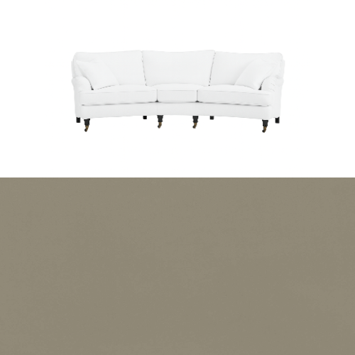 Klädsel till soffa Englesson Howard 3.5-sits medium svängd Tyg Avelina