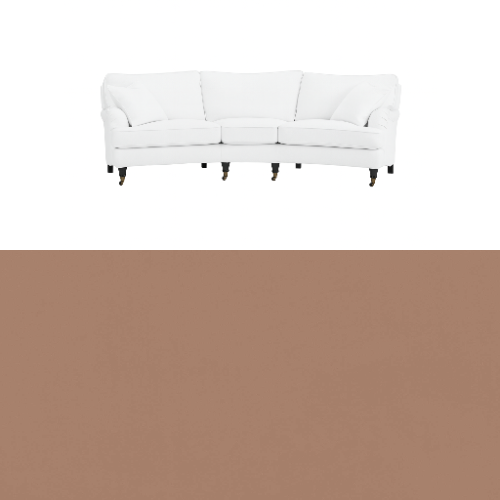 Klädsel till soffa Englesson Howard 3.5-sits medium svängd Tyg Avelina